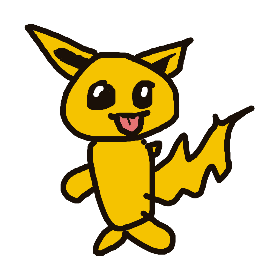 RapidFlareon535's drawing of Pikachu — Pokémon sketch on Sketchdex