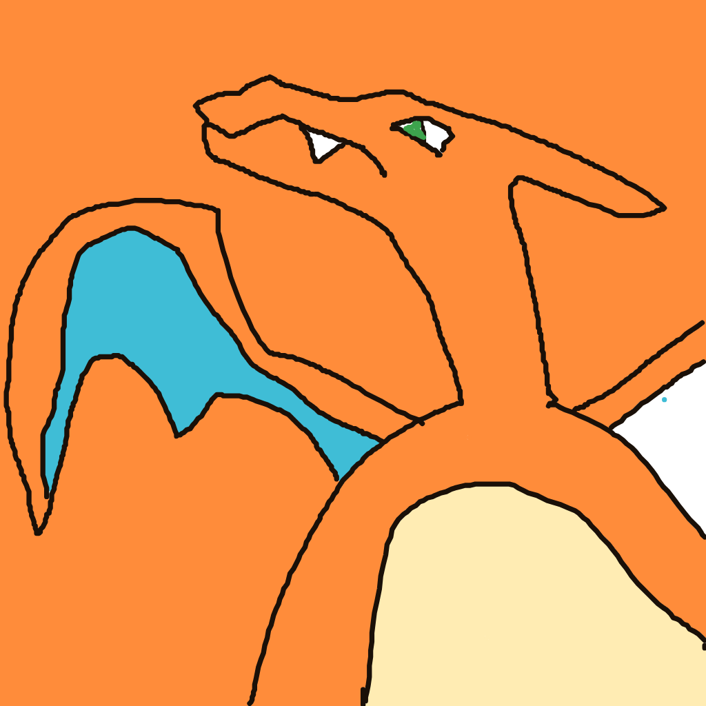 RapidFlareon535's drawing of Charizard — Pokémon sketch on Sketchdex