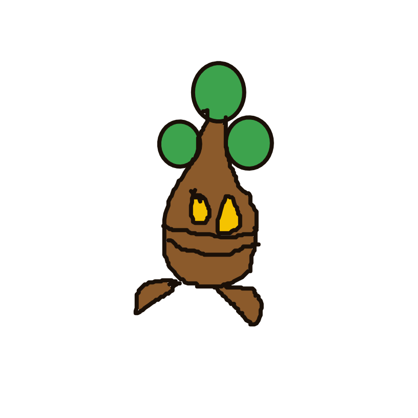 Kluci29's drawing of Bonsly — Pokémon sketch on Sketchdex