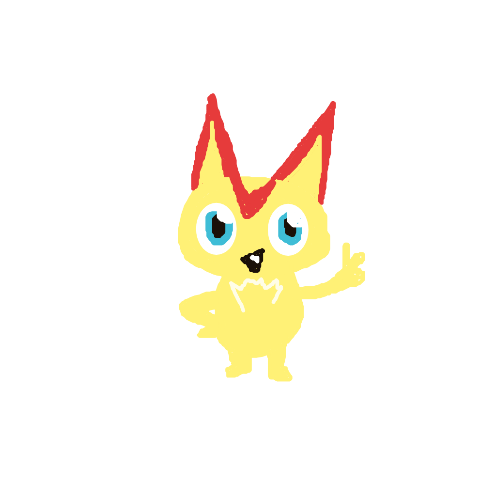 Kluci29's drawing of Victini — Pokémon sketch on Sketchdex