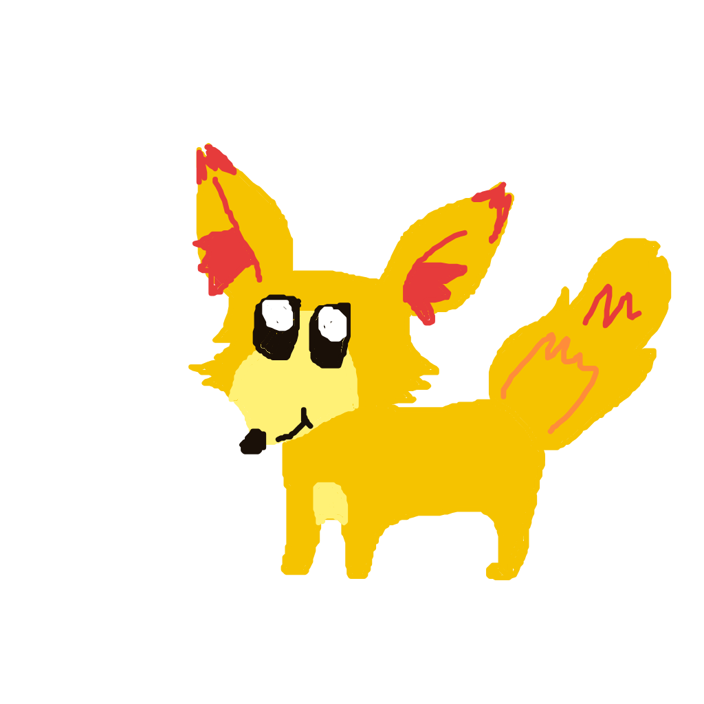 Kluci29's drawing of Fennekin — Pokémon sketch on Sketchdex
