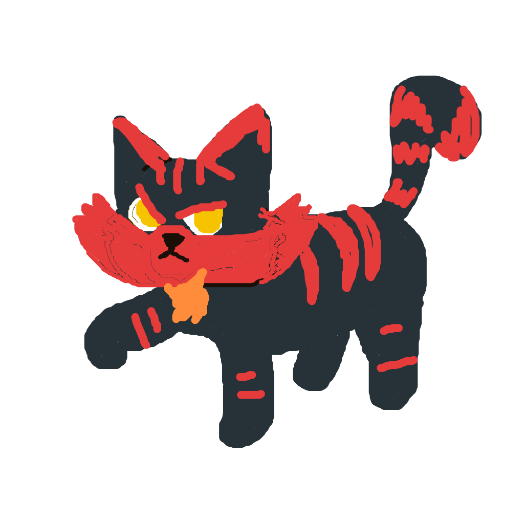 Kluci29's drawing of Torracat — best Pokémon fan art on Sketchdex