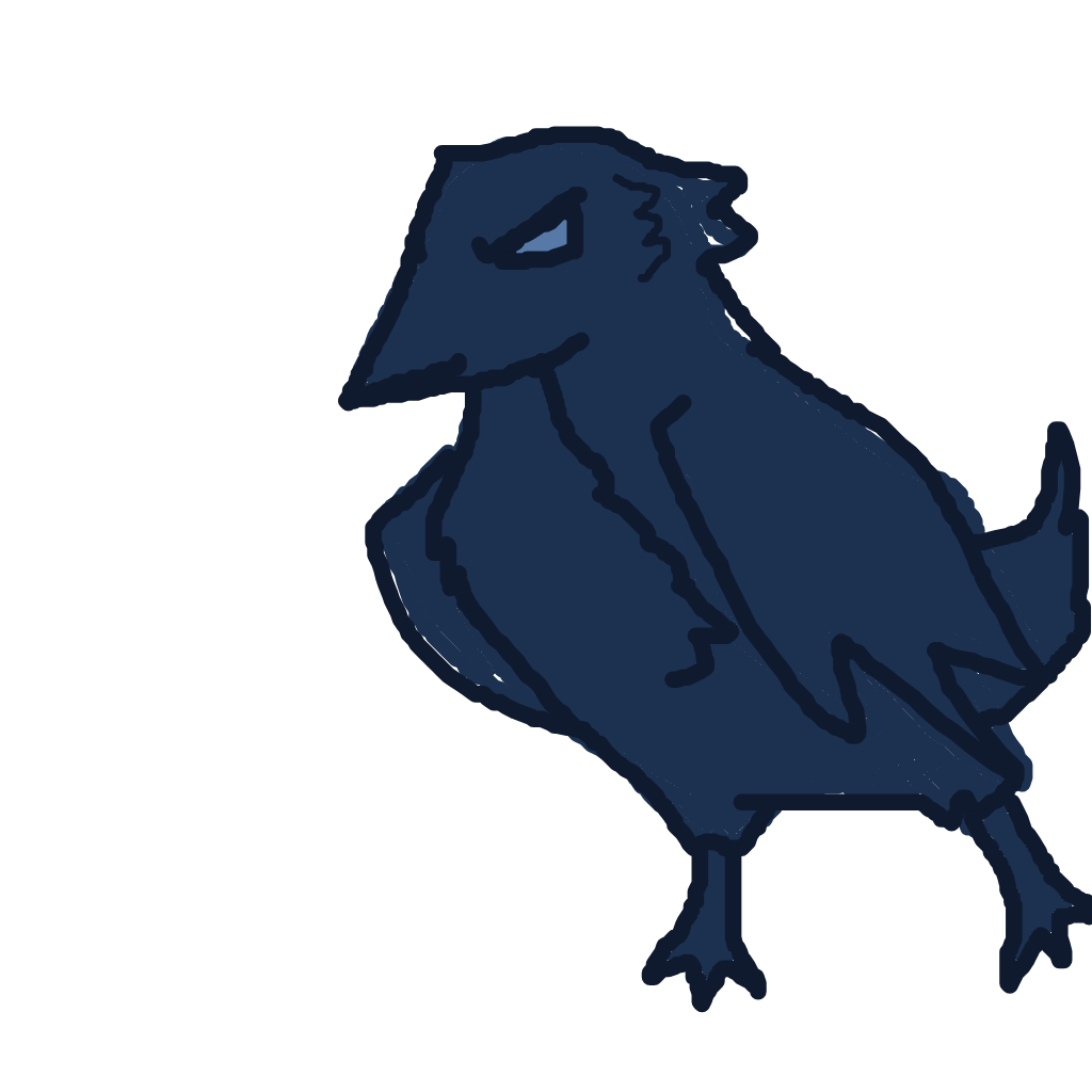 Kluci29's drawing of Corvisquire — best Pokémon fan art on Sketchdex