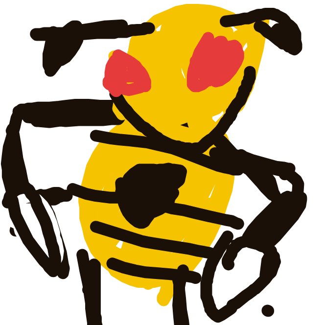 ZAID's drawing of Beedrill — Pokémon sketch on Sketchdex