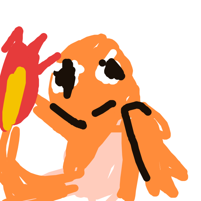 ZAID's drawing of Charmander — Pokémon sketch on Sketchdex