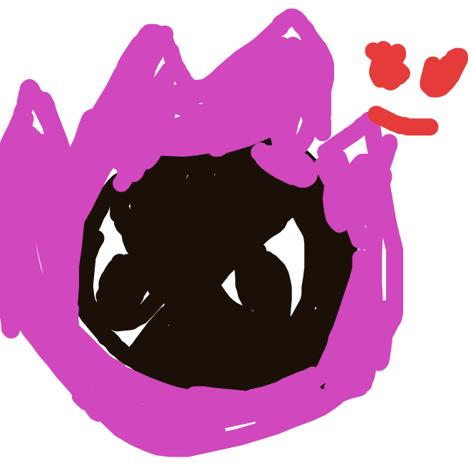 ZAID's drawing of Gastly — Pokémon sketch on Sketchdex