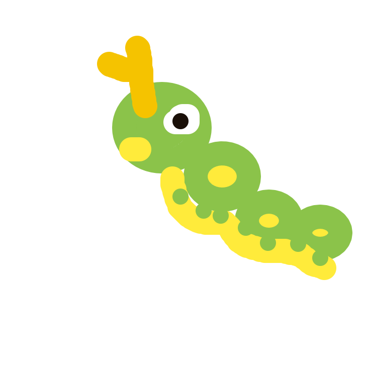 LunarMewtwo699's drawing of Caterpie — Pokémon sketch on Sketchdex