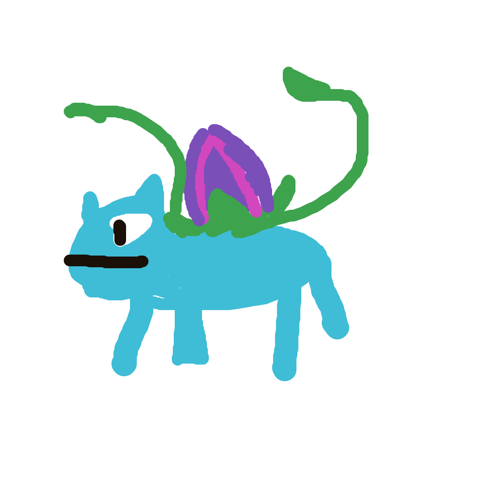 LunarMewtwo699's drawing of Ivysaur — Pokémon sketch on Sketchdex