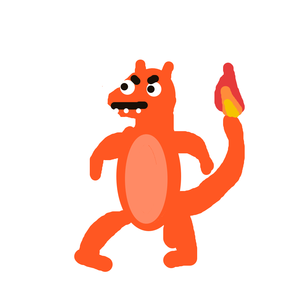 LunarMewtwo699's drawing of Charmeleon — Pokémon sketch on Sketchdex
