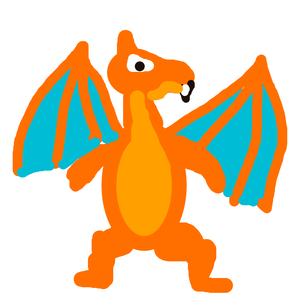 LunarMewtwo699's drawing of Charizard — Pokémon sketch on Sketchdex