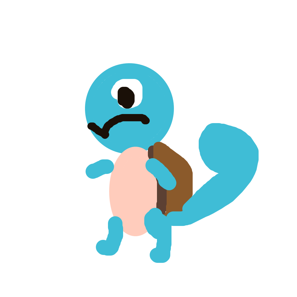 LunarMewtwo699's drawing of Squirtle — Pokémon sketch on Sketchdex