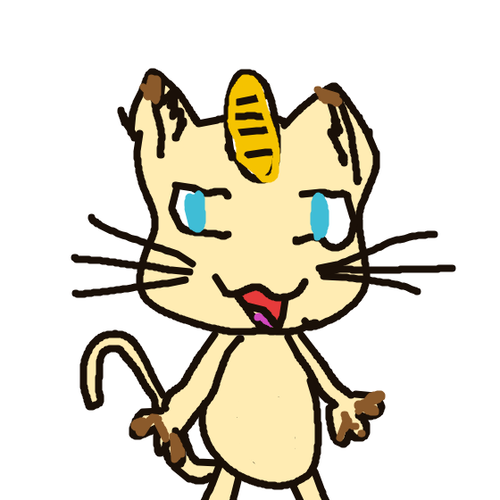 Meowth drawing