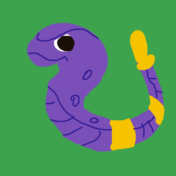 GigaPorygon827's drawing of Ekans — Pokémon sketch on Sketchdex