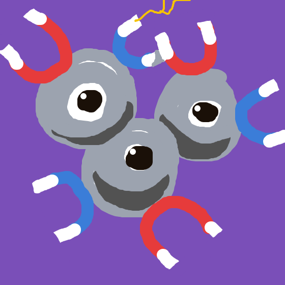 GigaPorygon827's drawing of Magneton — Pokémon sketch on Sketchdex
