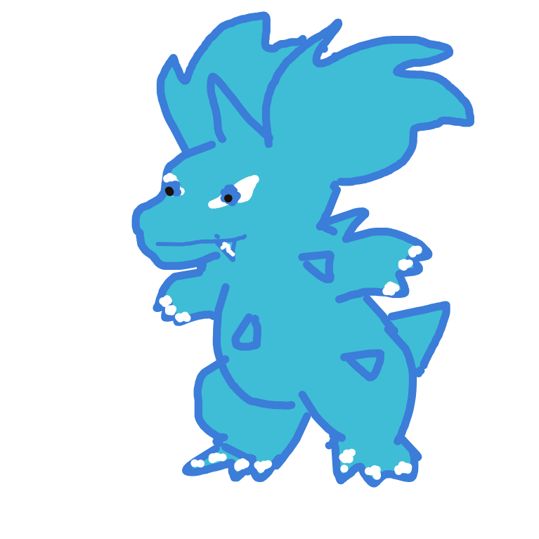 AlphaPorygon990's drawing of Nidorina — Pokémon sketch on Sketchdex
