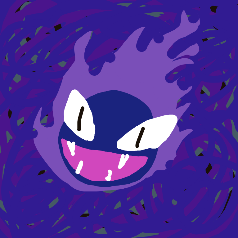 AlphaPorygon990's drawing of Gastly — Pokémon sketch on Sketchdex