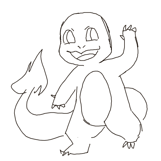 StealthPersian336's drawing of Charmander — Pokémon sketch on Sketchdex