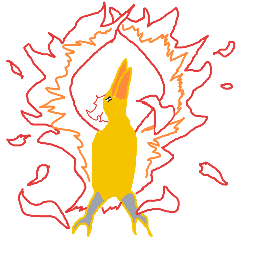 ssin's drawing of Moltres — Pokémon sketch on Sketchdex