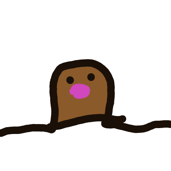 MysticArticuno207's drawing of Diglett — Pokémon sketch on Sketchdex