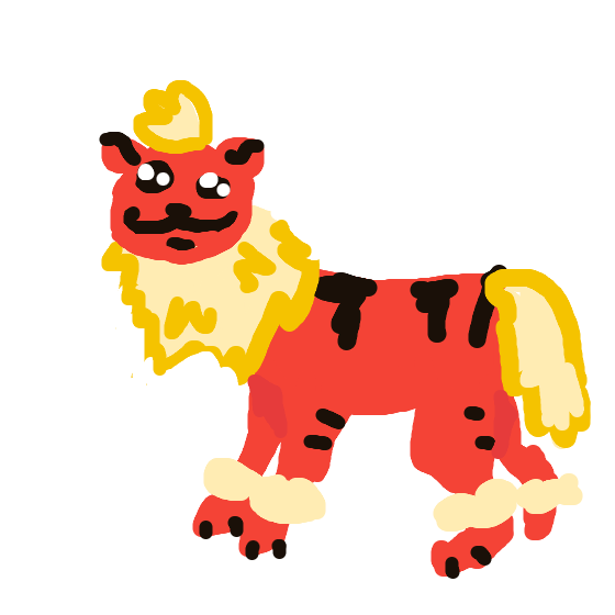 PolarPlatypus's drawing of Arcanine — Pokémon sketch on Sketchdex