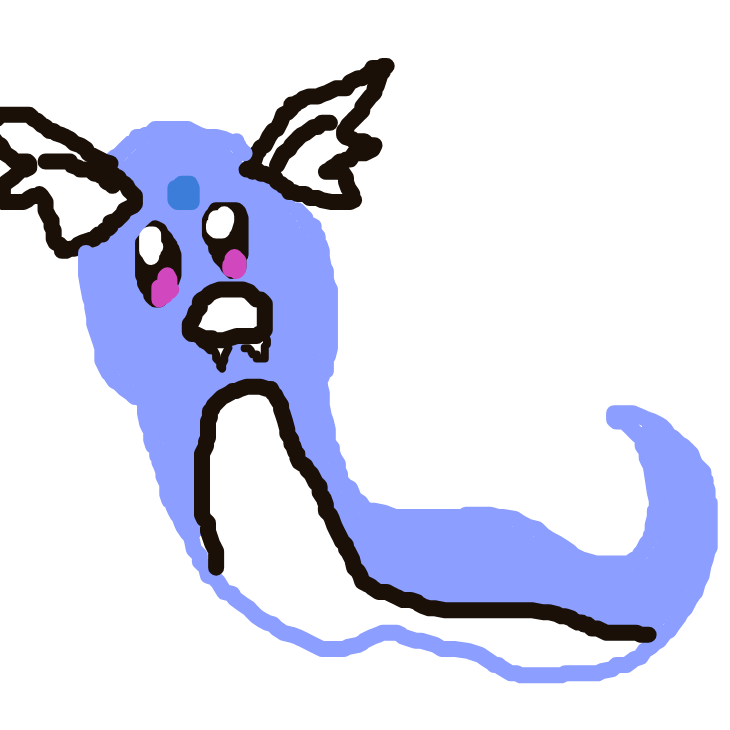 VoltGolduck313's drawing of Dratini — Pokémon sketch on Sketchdex