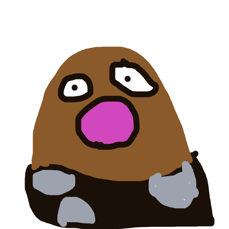 ShinyLapras806's drawing of Diglett — Pokémon sketch on Sketchdex