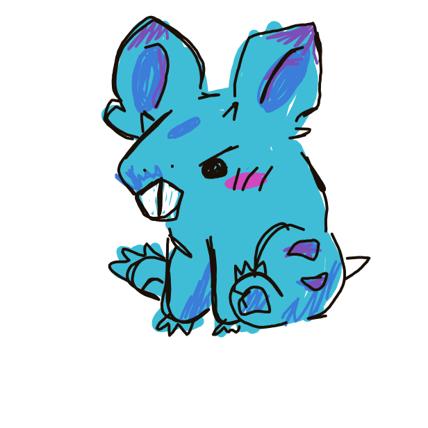Chasensei's drawing of Nidorina — Pokémon sketch on Sketchdex