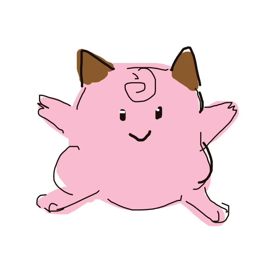StarryCharizard235's drawing of Clefairy — Pokémon sketch on Sketchdex