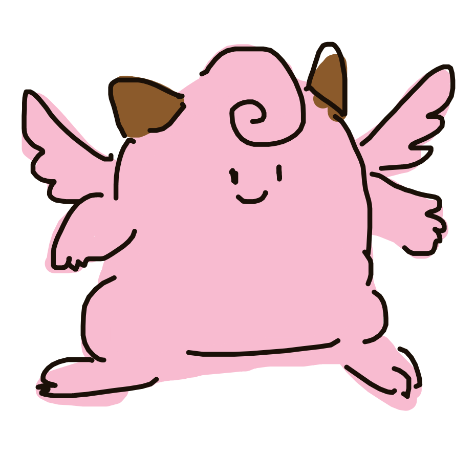 StarryCharizard235's drawing of Clefable — Pokémon sketch on Sketchdex