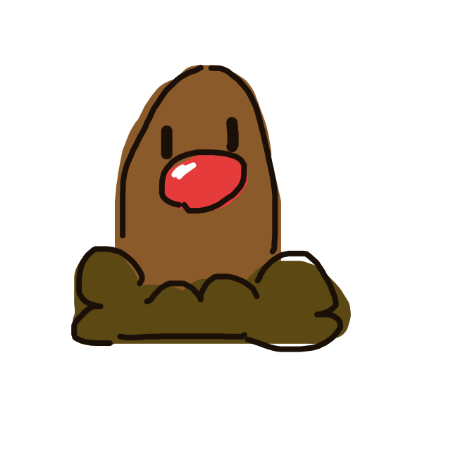 Diglett drawing
