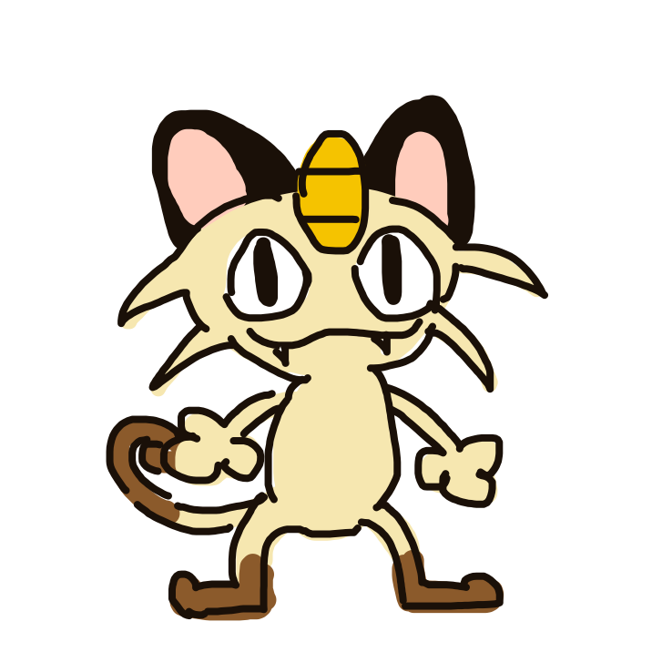 Meowth drawing