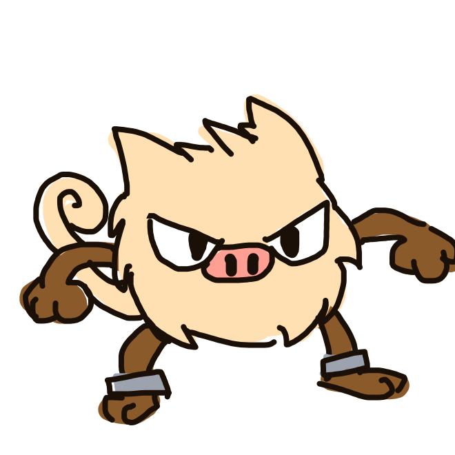 Mankey drawing