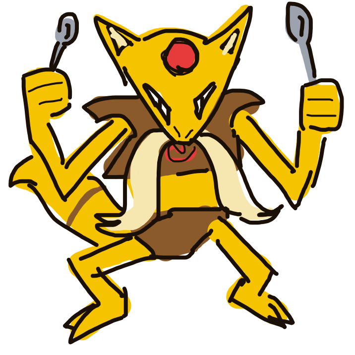 Alakazam drawing
