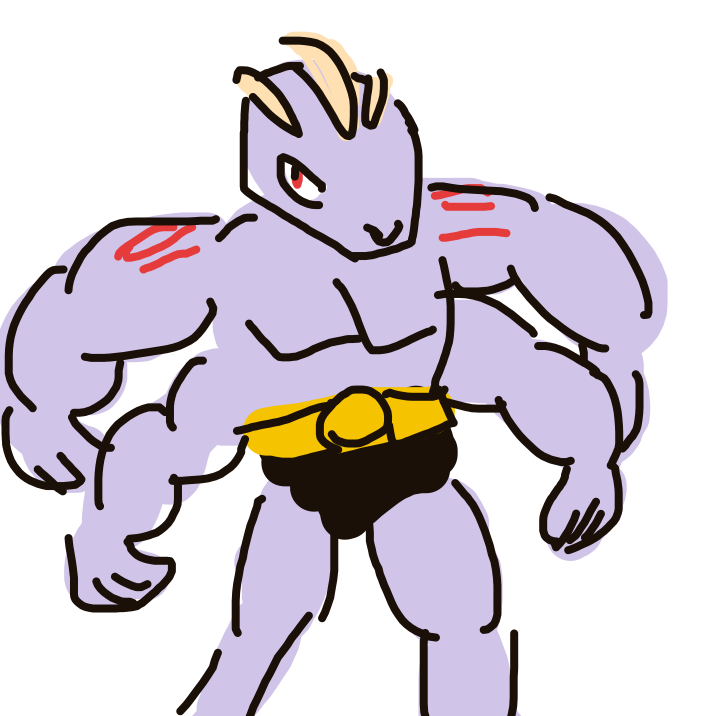 Machamp drawing