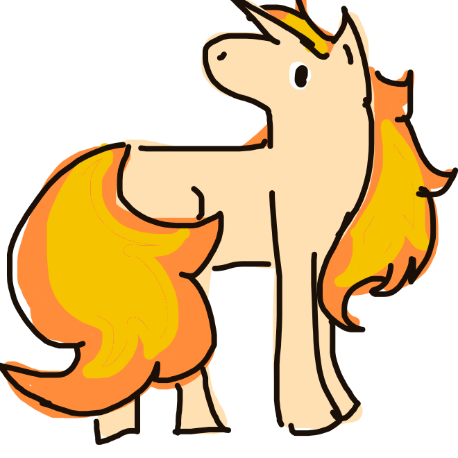 Rapidash drawing