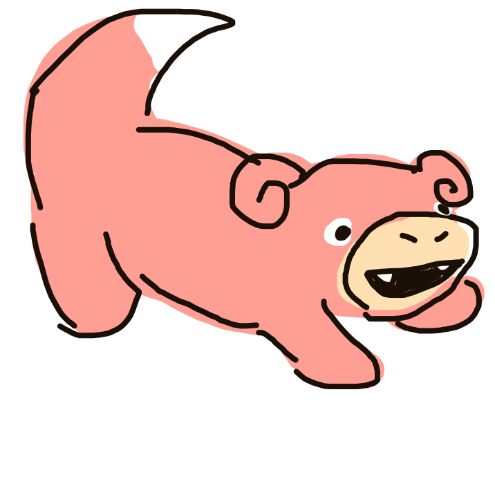 Slowpoke drawing