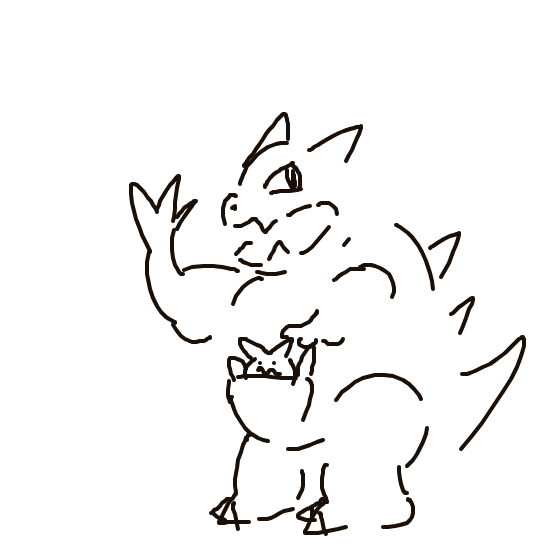 Kangaskhan drawing