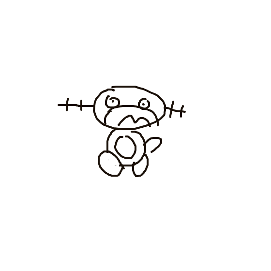 LightBlastoise906's drawing of Wooper — Pokémon sketch on Sketchdex