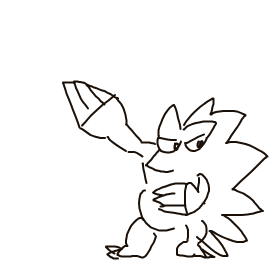 Sandslash drawing