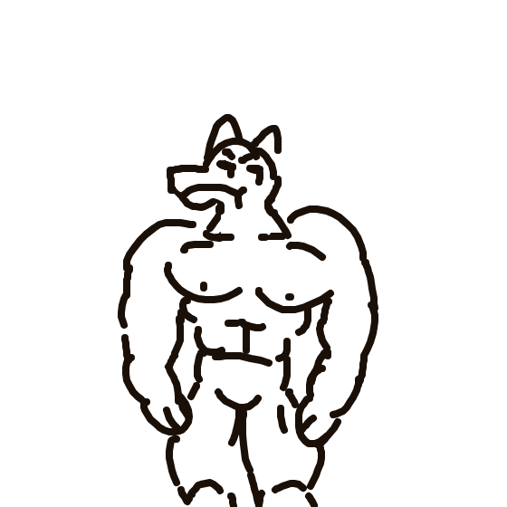 Machoke drawing