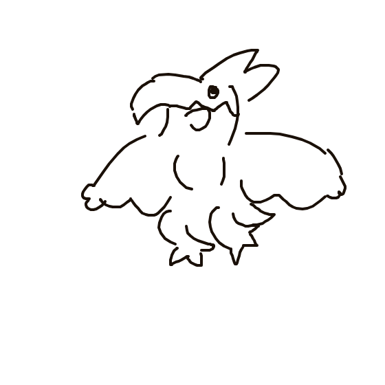 LightBlastoise906's drawing of Hawlucha — Pokémon sketch on Sketchdex