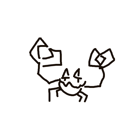Krabby drawing