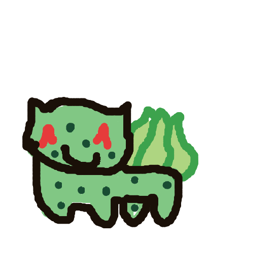FiercePidgeot993's drawing of Bulbasaur — Pokémon sketch on Sketchdex