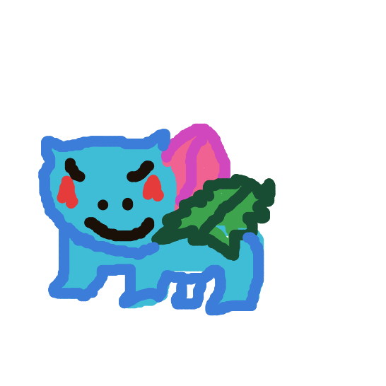 FiercePidgeot993's drawing of Ivysaur — Pokémon sketch on Sketchdex