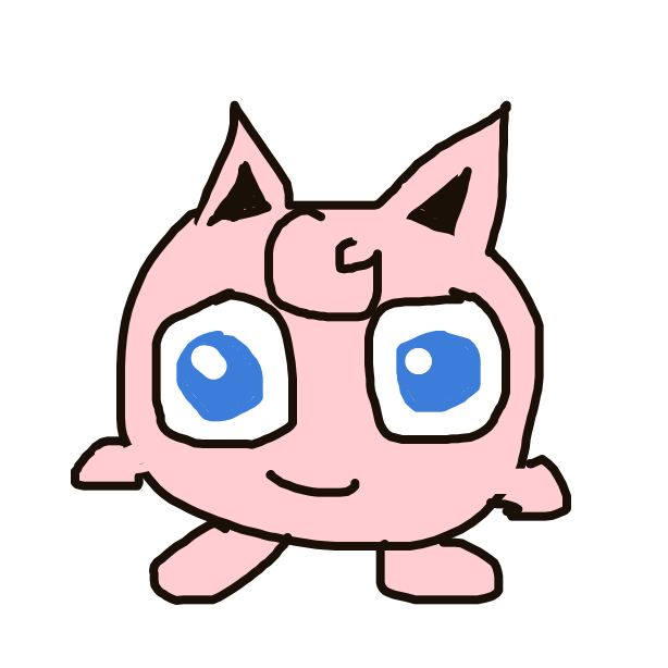 MysticVenomoth480's drawing of Jigglypuff — Pokémon sketch on Sketchdex