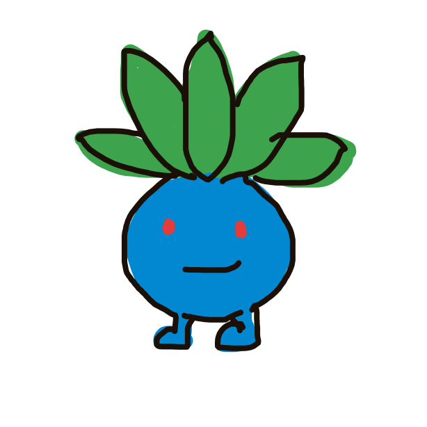 MysticVenomoth480's drawing of Oddish — Pokémon sketch on Sketchdex