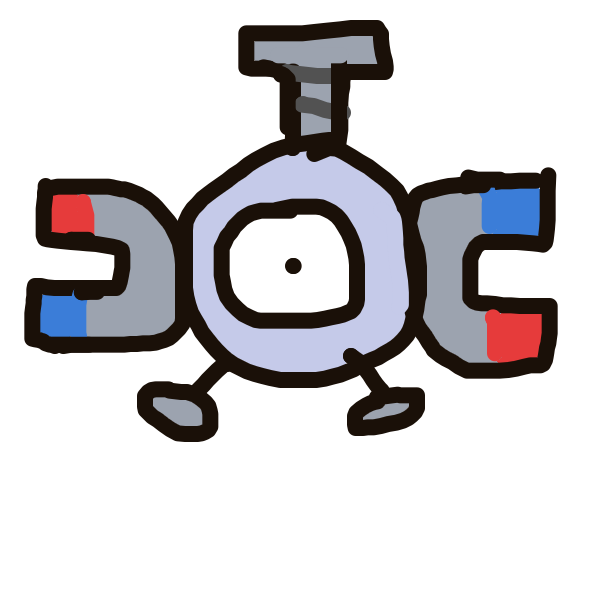 MysticVenomoth480's drawing of Magnemite — Pokémon sketch on Sketchdex