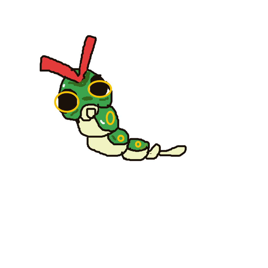 Eliezerbio's drawing of Caterpie — Pokémon sketch on Sketchdex