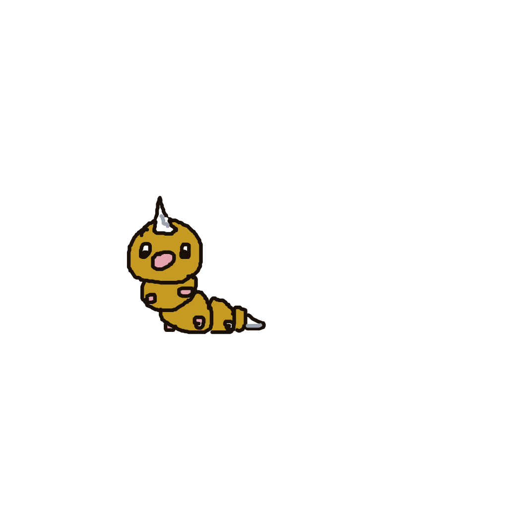 Eliezerbio's drawing of Weedle — Pokémon sketch on Sketchdex