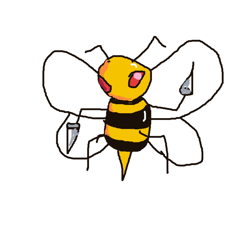Eliezerbio's drawing of Beedrill — Pokémon sketch on Sketchdex